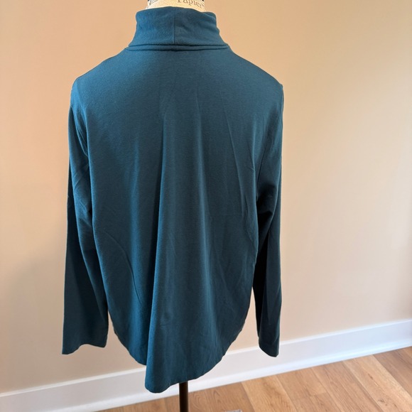 Susan Graver Women's Teal Super Soft Turtle Neck Size 1x - Picture 4 of 4